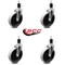 Service Caster 5 Inch Thermoplastic Rubber Wheel 1-7/8 Inch Expanding Stem Caster SCC, 4PK SCC-EX05S510-TPRS-178-4 - alternate 3